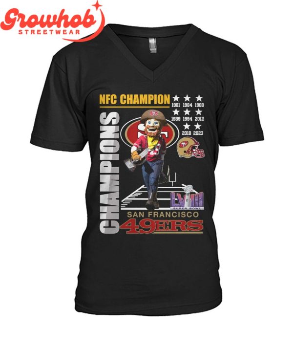 San Francisco 49ers NFC Champions To Super Bowl T-Shirt