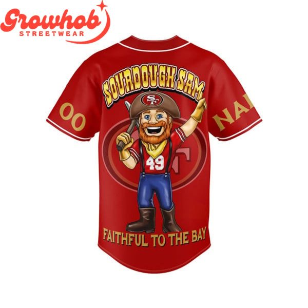 San Francisco 49ers Sam Faithful Personalized Baseball Jersey