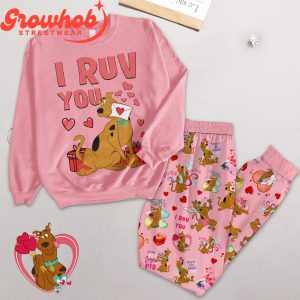 Scooby-Doo Bee Mine Polyester Pajamas Set Pink