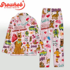 Scooby-Doo Valentine Bouquet Polyester Pajamas Set