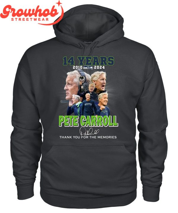 Seattle Seahawks Pete Carroll Thank You T-Shirt