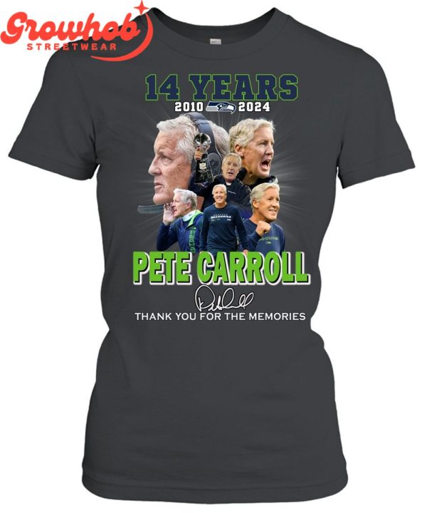Seattle Seahawks Pete Carroll Thank You T-Shirt