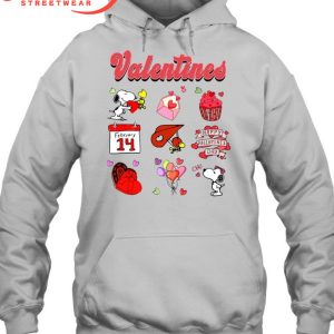 Snoopy Happy Valentines Day Love T-Shirt