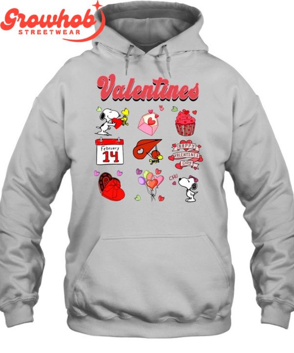 Snoopy Happy Valentines Day Love T-Shirt