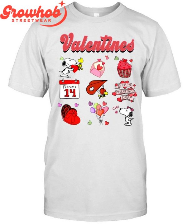 Snoopy Happy Valentines Day Love T-Shirt