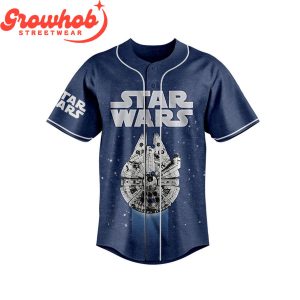 Star Wars Deep Blue Personalized Baseball Jersey