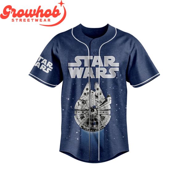 Star Wars Deep Blue Personalized Baseball Jersey