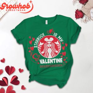Starbucks Is My Valentine Fleece Pajamas Set