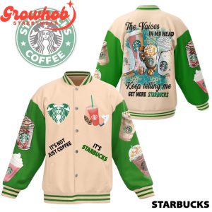 Starbucks Valentine Get More Coffee Baseball Jacket