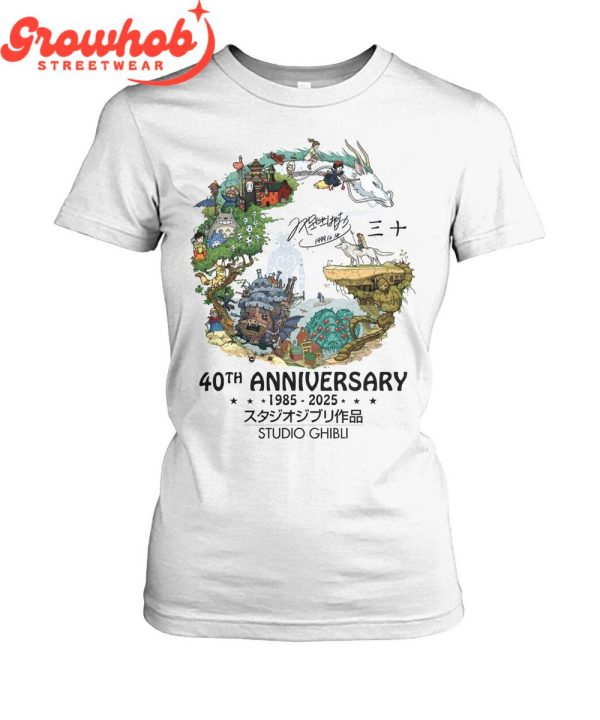 Studio Ghibli 1985-2025 40th Anniversary Memories T-Shirt