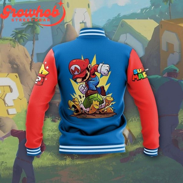 Super Mario Hero Personalized Baseball Jacket