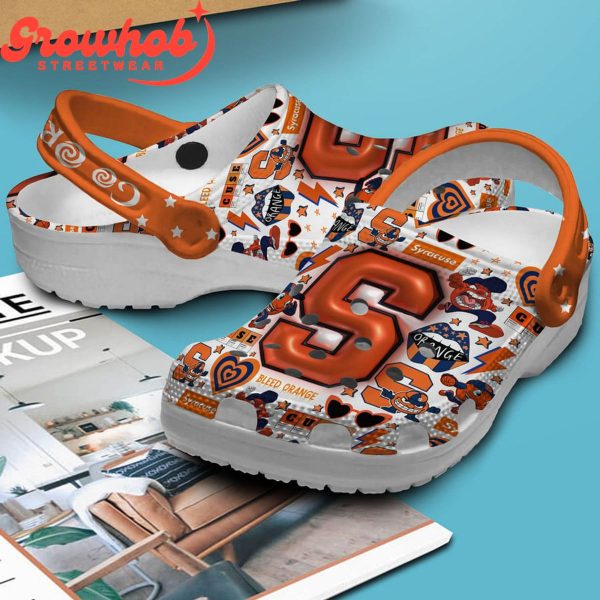 Syracuse Orange Fan Love Crocs Clogs