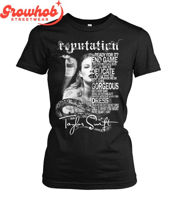 Taylor Swift Reputation Album Memories Fan T-Shirt