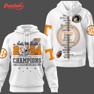 Tennessee Volunteers 2024 Citrus Bowl Champions White Hoodie Shirts