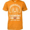 Tennessee Volunteers 2024 Cheez-it Citrus Bowl Champions T-Shirt