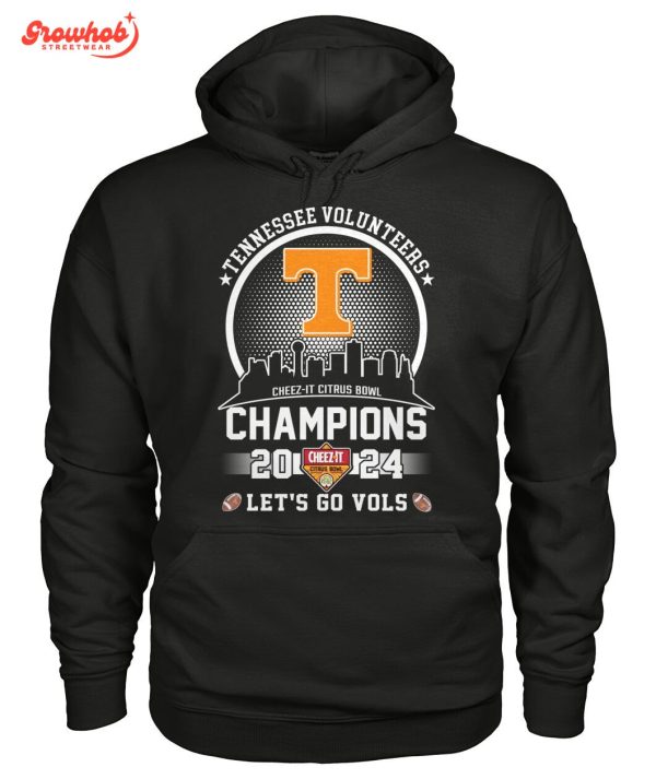 Tennessee Volunteers Cheez-it Citrus Bowl Champions 2024 Let’s Go Vols T-Shirt