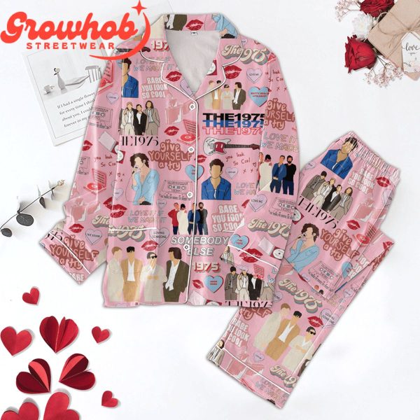 The 1975 Band Valentine Couple Polyester Pajamas Set