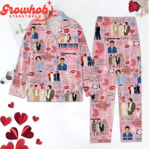 The 1975 Band Valentine Couple Polyester Pajamas Set