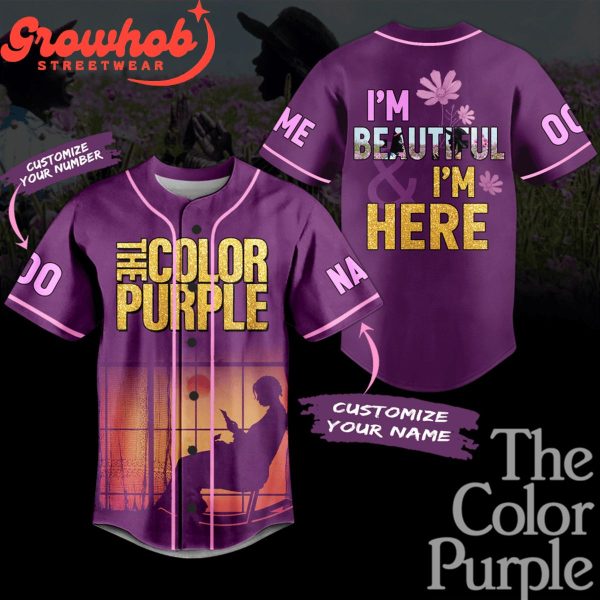 The Color Purple Valentine Personalized Baseball Jersey