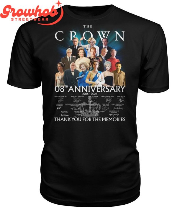 The Crown 8th Anniversary 2016-2024 T-Shirt