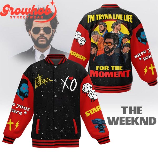 The Weeknd Live Life For The Moment Baseball Jacket