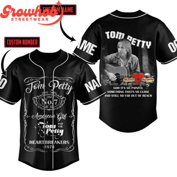 Tom Petty Heartbreakers 1976 Personalized Baseball Jersey