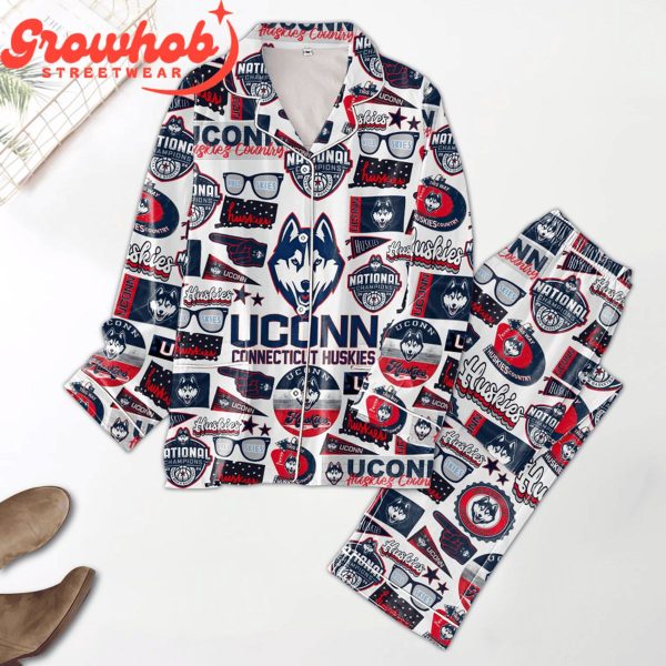 UConn Huskies Connecticut Polyester Pajamas Set
