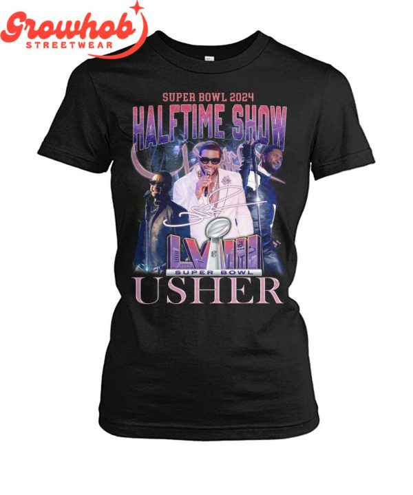 Usher Super Bowl 2024 Halftime Show T-Shirt