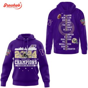 Washington Huskies 2024 National Champions Baseball Jersey Purple