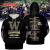 Washington Huskies Sugar Bowl Champion 2024 W Purple Hoodie Shirts