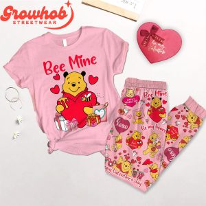Winnie The Pooh Valentine’s Day Fleece Pajamas Set