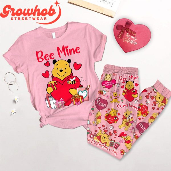 Winnie The Pooh Valentine Fever Fleece Pajamas Set