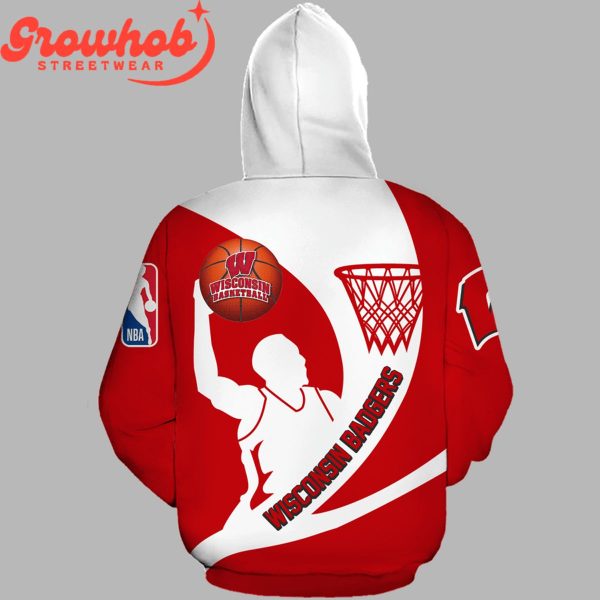 Wisconsin Badgers Basketball Personalized Hoodie Shirts
