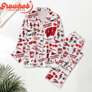 Wisconsin Badgers Proud Fan Polyester Pajamas Set