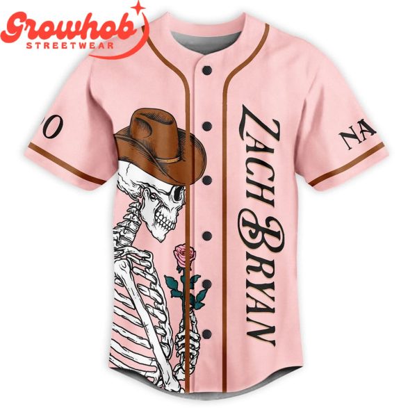 Zach Bryan Fan Love Personalized Baseball Jersey