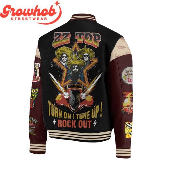 ZZ Top Tune Up Rock Out Baseball Jacket