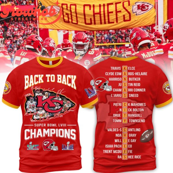 2023 Kansas City Chiefs Super Bowl Champions LVIII Hoodie Shirts Red Version