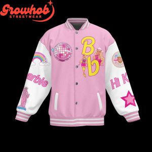 Barbie Fans Let’s Go Party Baseball Jacket