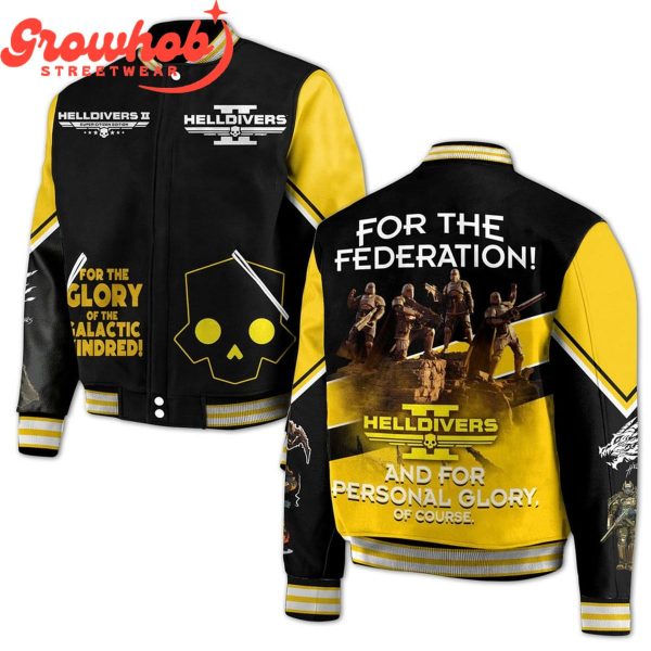 Helldivers For The Federation Baseball Jacket