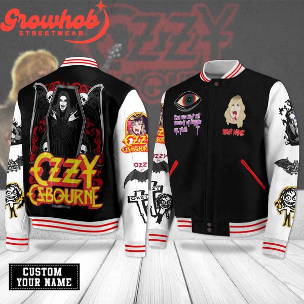 Ozzy Osbourne Fans Can You Help Me Personalized Baseball Jacket