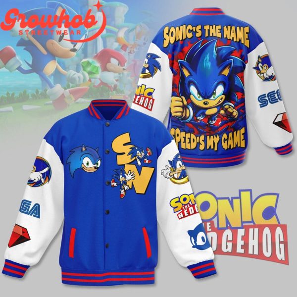 Sonic The Hedgehog Fans The Name Baseball Jacket