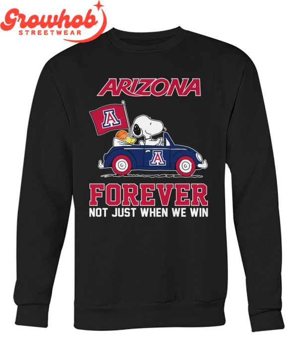 Arizona Cardinals Snoopy Fan Forever Team T-Shirt