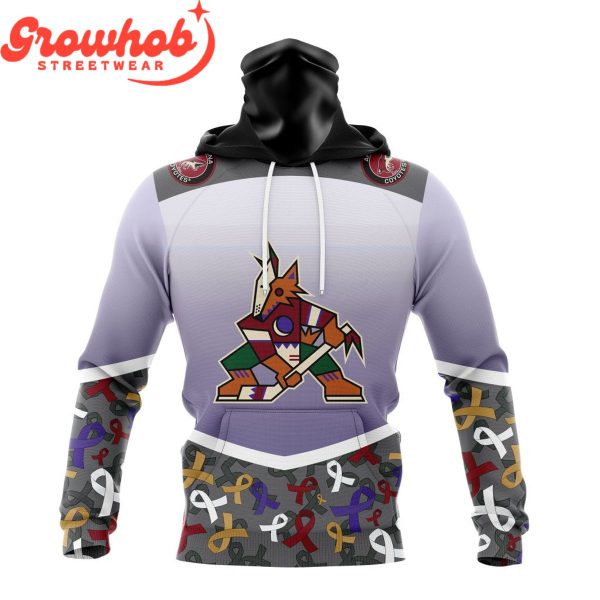 Arizona Coyotes Fights Again All Cancer Hoodie Shirts