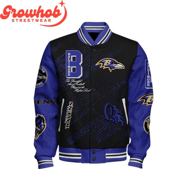 Baltimore Ravens Fan Sport Baseball Jacket