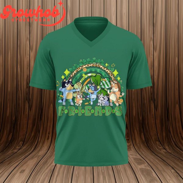 Bluey Friend Happy St. Patrick’s Day T-Shirt