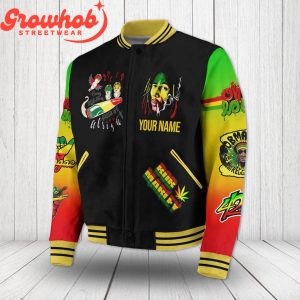 Bob Marley Fans Live In Love Personalized Baseball Jacket