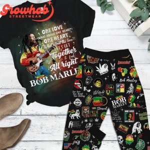 Bob Marley Let’s Get Together Fleece Pajamas Set
