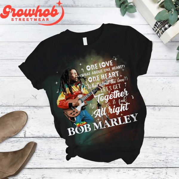 Bob Marley Let’s Get Together Fleece Pajamas Set