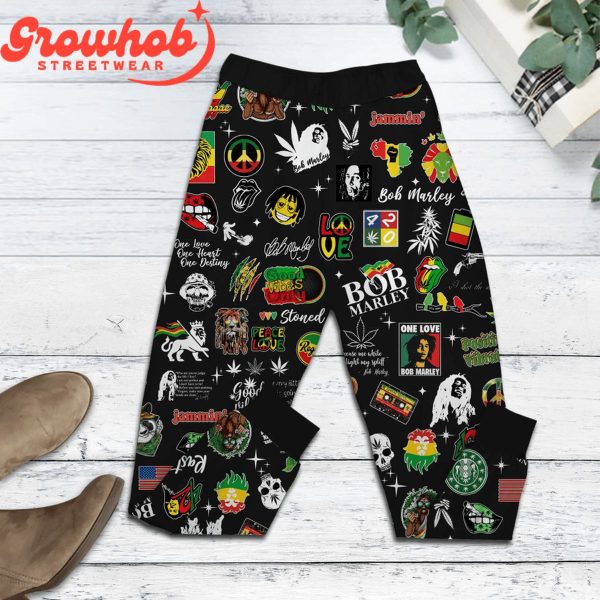 Bob Marley Let’s Get Together Fleece Pajamas Set