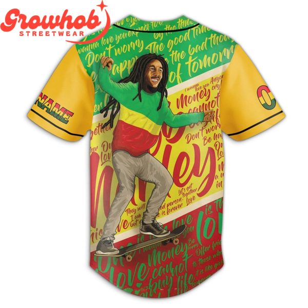 Bob Marley Limited Personalized Baseball Jersey